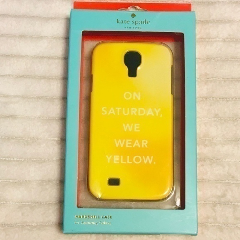 Kate Spade Saturday Wear Yellow Samsung phone case